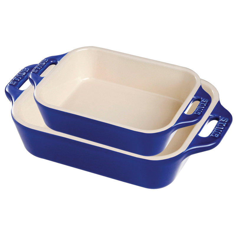 Staub Ceramics 2 Piece Stoneware Baking Dish Set & Reviews Wayfair